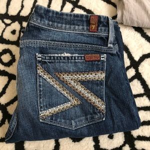 7 for all Mankind jeans with stud detail